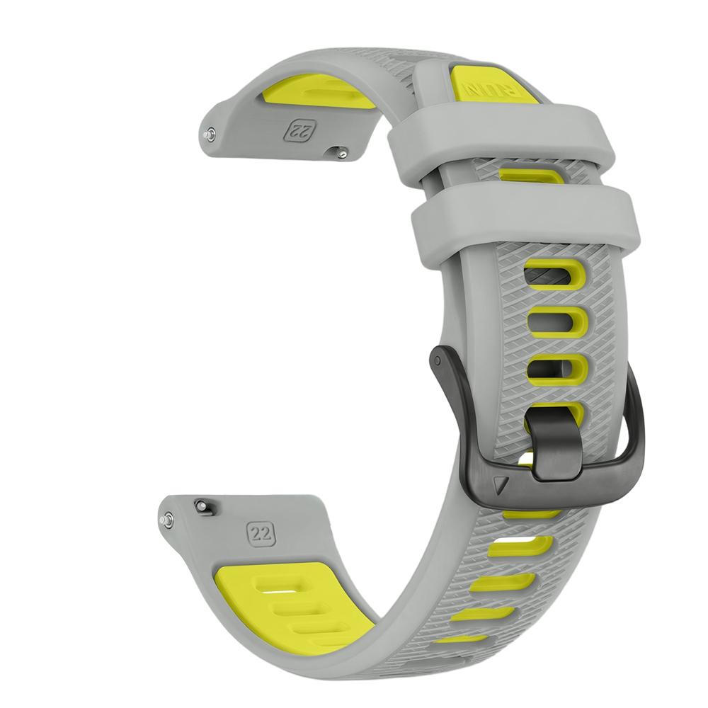 Two-tone Silicone Watch Strap For Garmin Forerunner 265 255 Music 570 47mm/Venu 4 3 2 45mm/Vivoactive 4 Watch SmartWatch bands