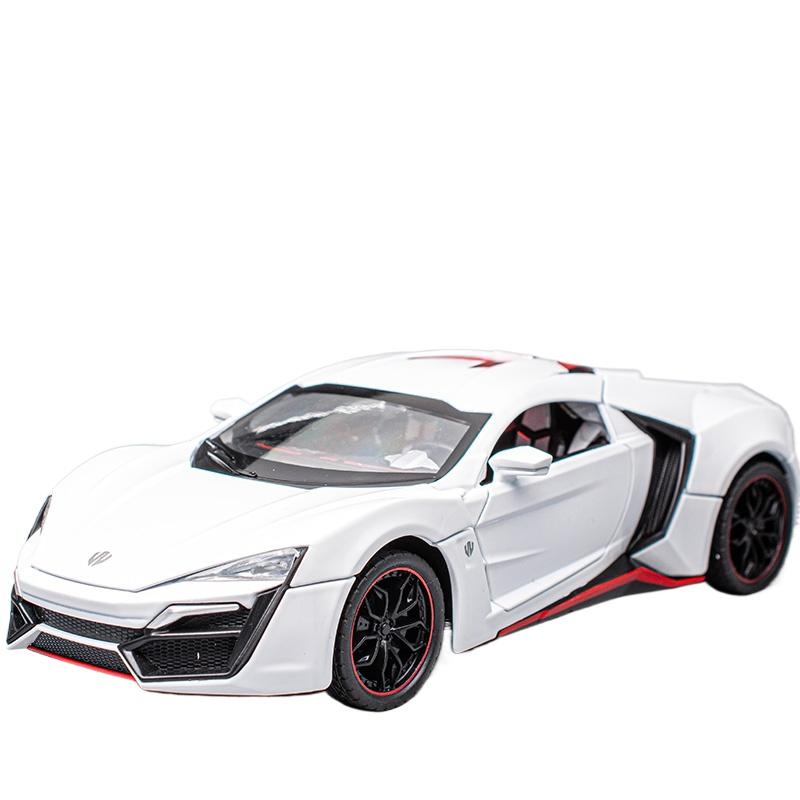 1/24 Lykan Hypersport Supercar Model Diecasts & Toy Vehicles Toy Car Metal Collection Toy Kid Toys for Children Kids Gifts