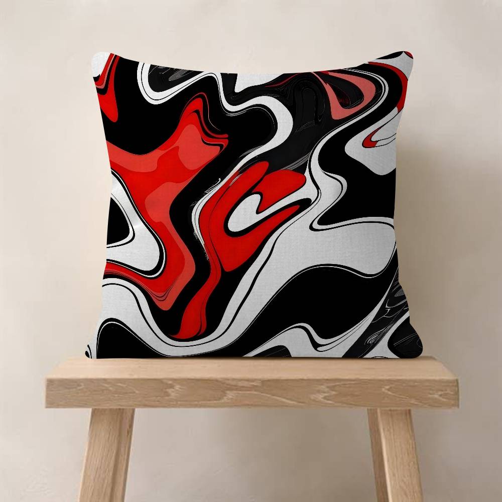 1PC Strata Liquid Pillow Anime Pillow Sofa Bed Head Pillow Cover Cushion Cover Fashion