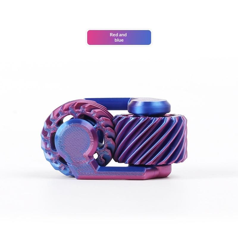 1Pcs Mini Gyroscope Popular  Spinner 3D Printed Fingertip Gear Decompression Toy For Adults Teens Kids