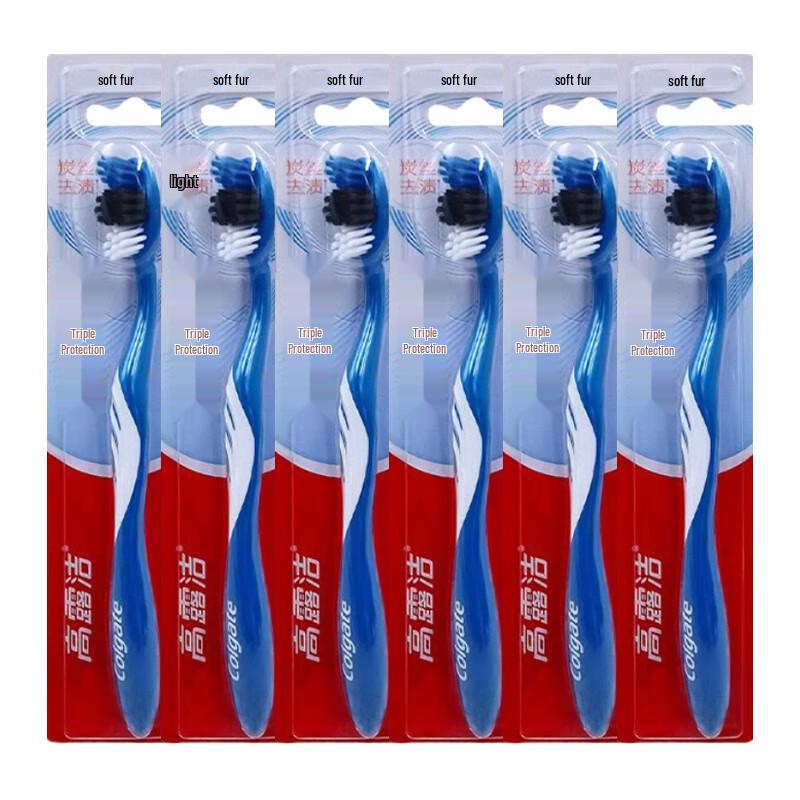 Colgate Triple Action Soft Bristle Toothbrush 6-Pack