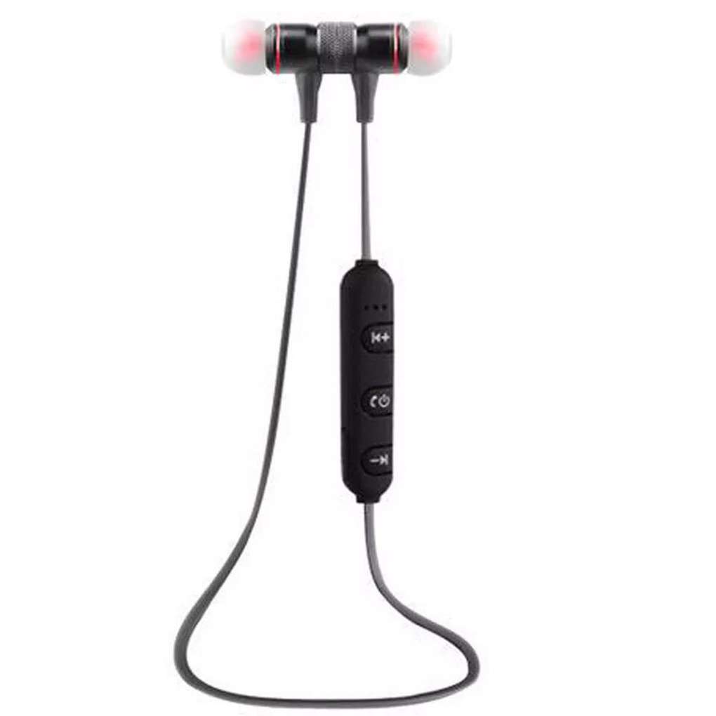 Bluetooth Stereo Metal Magnetic In-ear Headset Hands-free Earphone Headphone