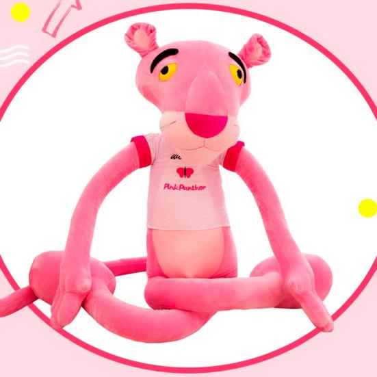 60cm Tegneserie Rosa Panter Dyr Myk Klembar Dukke Utstoppet Plysjleketøy Barn Gave