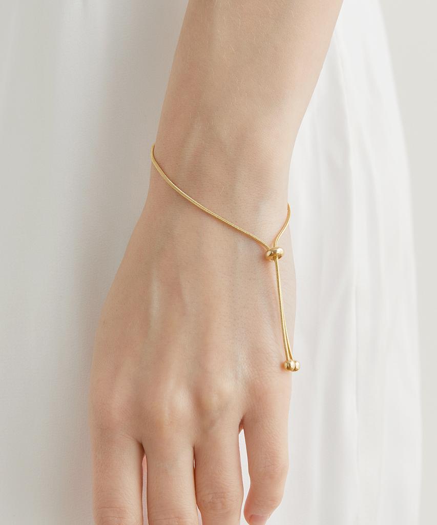 Halden Clamp Rope Bracelet (W005_Gold)