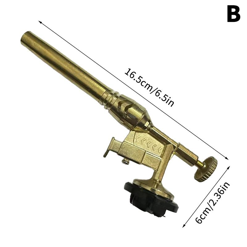

Portable Copper Gas Welding Torch Adjustable High Temperature Flame for Outdoor BBQ Metal Brazing