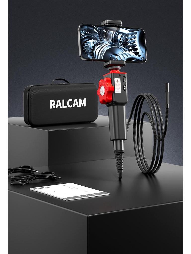 RuiKan RALCAM Průmyslový endoskop odolný vysokým teplotám pro detekci karbonových usazenin v automobilech pro telefony Android