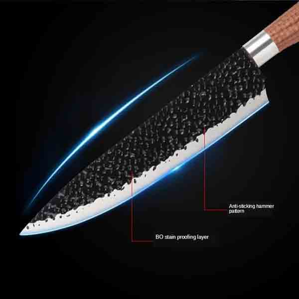 Küchenmesser, Kochmesser, japanisches Kochmesser, Edelstahl, Brotmesser, Fleischerbeil