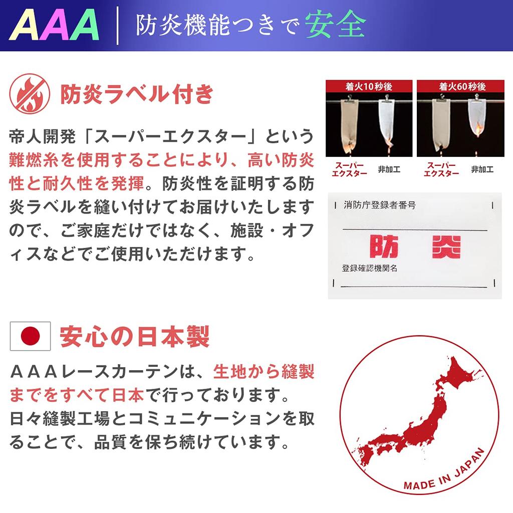 Not Made of Latest Material But Not Easily UV Protection Image Blocking Lace Flame Retardant Function Lace 100 X 198cm X 2 Pieces Lace Heat 100 X 100