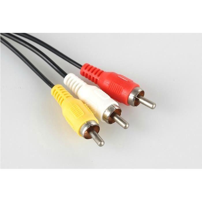 Audio Video Cable - Sony - PS2 PS3 - 1.8M - Stereo - High Quality Compatible