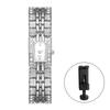 Square Watch for Cute and Alloy Square Fashion Accessory Perfect for Presents Women, Sparkly Analog, Waterproof, Antique, Stylish, Strap, Watch, -