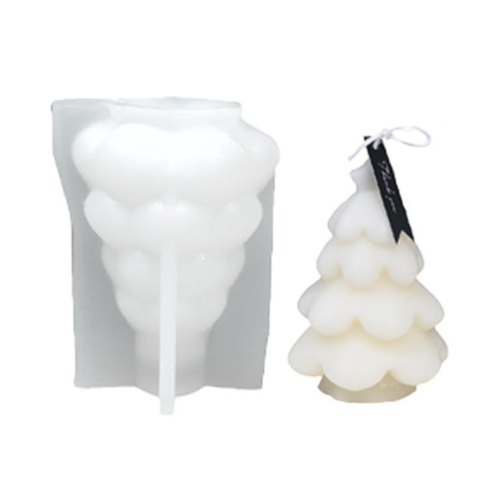 DIY Christmas Tree Candle Mold Silicone Soap Mold Gift Candle Mould  Candle Making