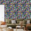 Wallpaper Small Flowers Blue and Navy Blue for Living Room and Bedroom 50x1000