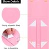 2pcs,26*19*8cm,10.24*7.5*3.15 Inches,Gift Box with Lid,with Ribbon and Magnetic Seal,Thickened White Cardboard,Hard Box with Flap,Folding Box