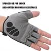Nonslip Breathable Sports Glove Half Finger Fitness Glove Fingerless Cycling Glove for Weightlifting, Training
