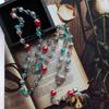 Mary Rosary Prayer Necklace withPendant Religious Jewelry for Cross Religious am