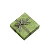 Necklace Box Jewelry Packaging Box Enamel Green Ring Box Earring Box Bow Jewelry Box