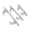 2pcs 100mm Stainless Steel Straight Bow Chock Fairlead Boat Rope Line Cleat