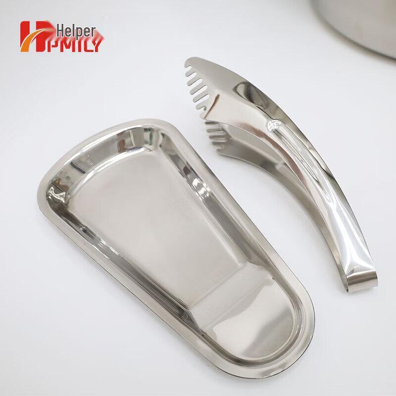 HPMILY Thickened Stainless Steel Buffet Food Clip Set