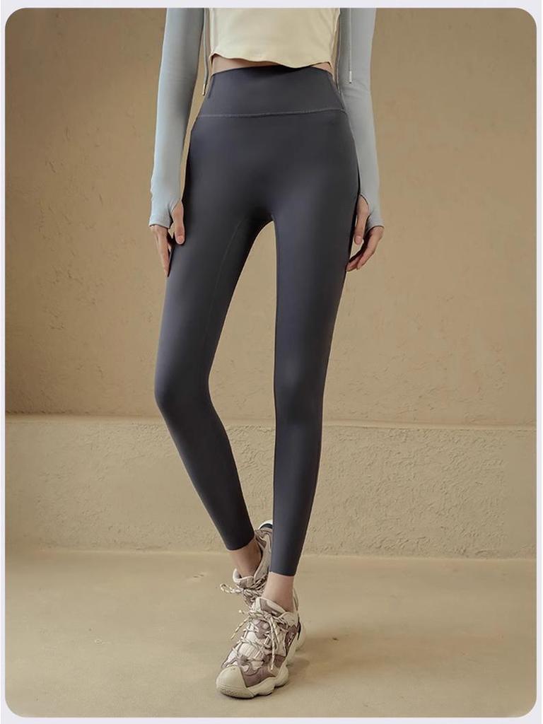 Women's Quick-Dry High Waist Yoga Pants - Breathable, Bare Feel, Hip Lifting, Tummy Control Running Leggings