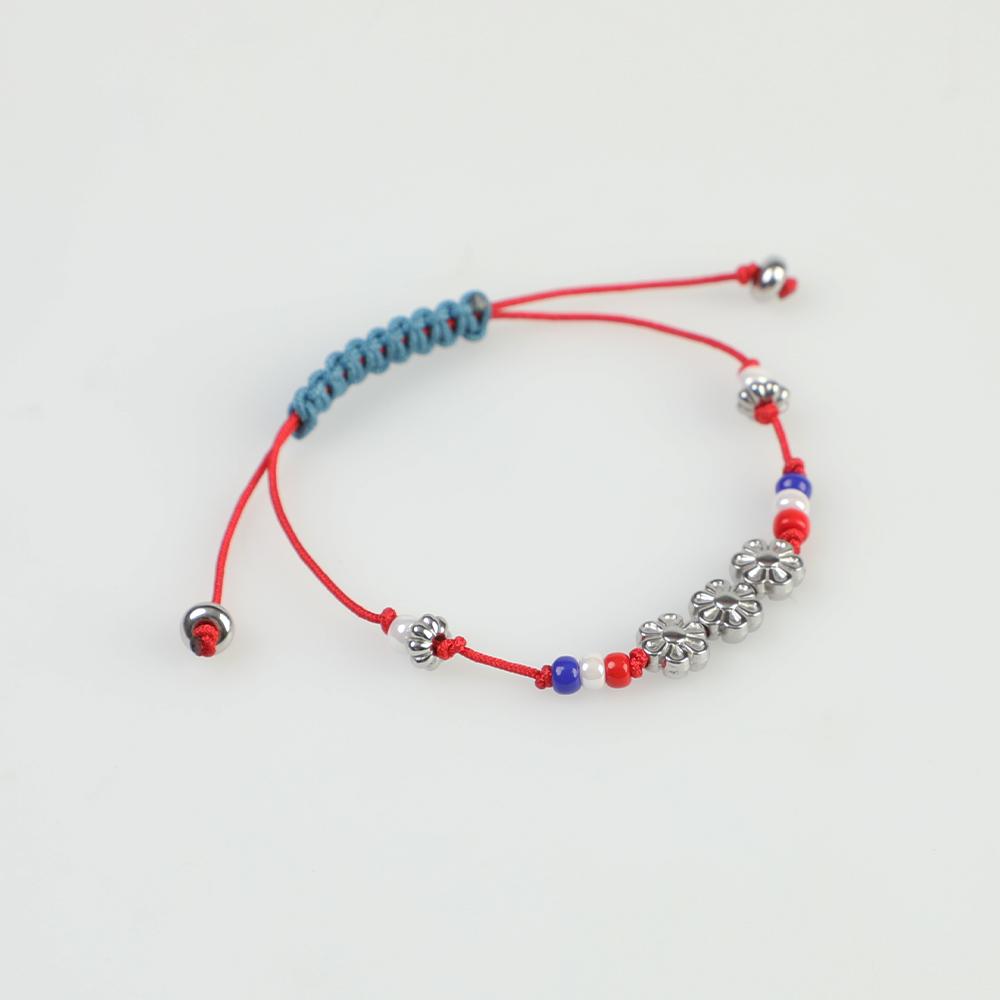 Authenticmods Atcm Flower Beads Bracelet(Red)