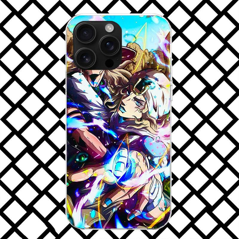 JoJo Adventure Dio Diego Brando Phone Case for iPhone 17 Air 16 16E 15 14 Plus 13 Mini 12 11 Pro Max 7 8 + SE 2020 Soft Cover Fu