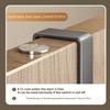 [Door Organizer Rack] Heavy-Duty Metal Over-the-Door Organizer Rack - Space-Saving Door Storage Shelf, Easy Installation, Hooks for Hanging Bags, Hats