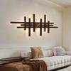 Modern Wooden Wall Lamps For Living Room Bedroom Bedside Loft Kitchen Hall Background Led Lighting Decoration Art Wall Light