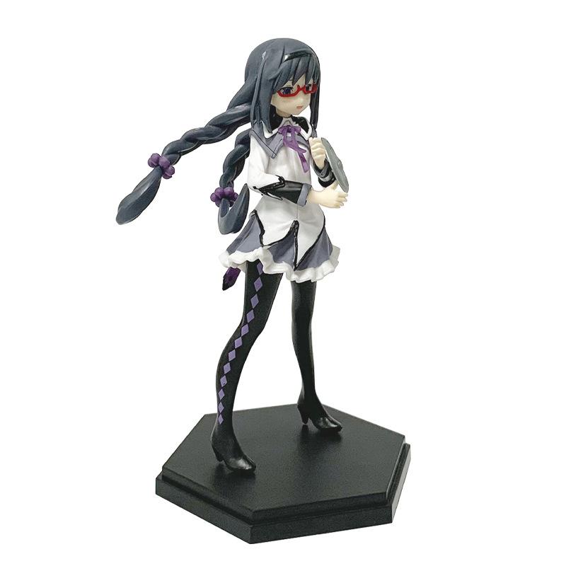 Anime Puella Magica Madoka Magica Figure 17cm Akemi Homura Akční figurka PVC Model Dekorace Panenka Dětská hračka