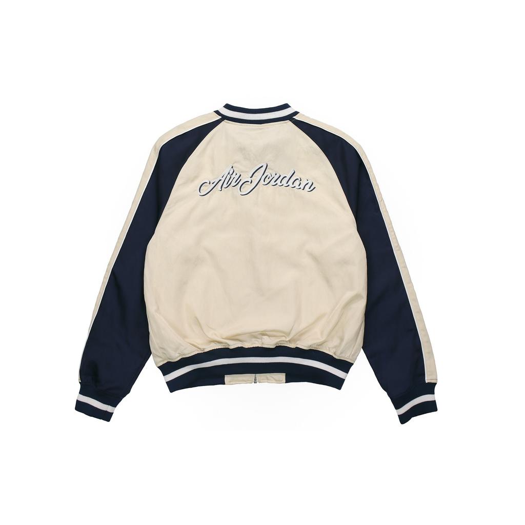 Jordan Remastered Souvenir Raglan Sleeve Baseball Jacket Men Outerwear Pale-Milky-White CD5772-271
