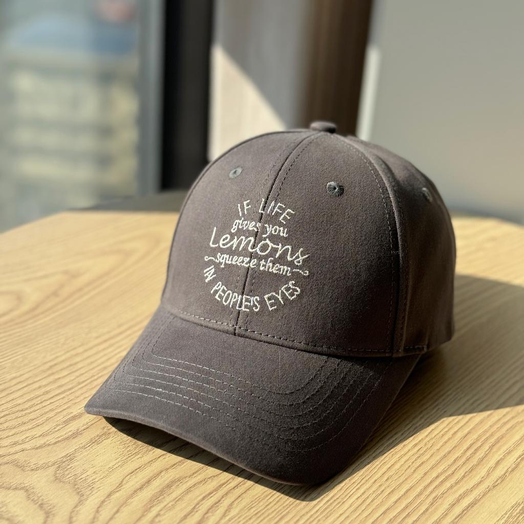 New Niche Trendy Brand Embroidered Hard-top Baseball Cap for Women, Versatile for Sun Protection and Street Shopping, New All-season Duckbill Cap