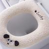 Soft Fiber Toilet Seat Protector Featuring Convenient Handle Design For Home Office Bathroom Comfortable Hygienic Solution