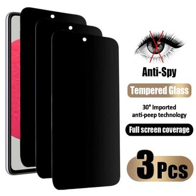 Protector de ecran de confidențialitate pentru Samsung Galaxy A54 A34 A13 A53 A52 A12 A14 A33 A23 A32 A51 A52S A73 A72 M12 M32 M52 Sticla anti-spion