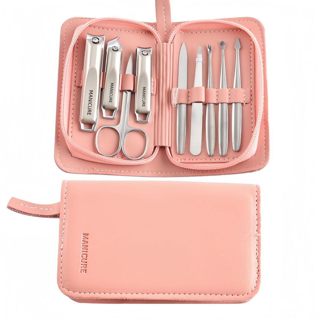 Premium German Nail Clipper Kit: Stainless Steel, Anti-Splash, with Ear Pick - Perfect for Home and Travel