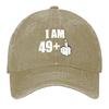 Happy 50Th Birthday I Am 49 Plus 1 Middle Finger Baseball Cap Trucker Cap Hat Men Women Hats Outdoor Sun Protection Fishing