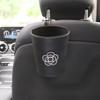 Cute Cartoon Flower Car Trash Bin Can for Back Seat Headrest Mini Auto Outlet Air Vent Organizer Rubbish Bag Garbage Storage