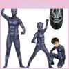 Premium Quality Black Panther Superhero Cosplay Jumpsuit For Adults And Kids