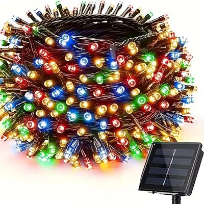 1pc Solar String Lights 104FT-39FT 8 Lighting Modes Solar Powered Outdoor Lighting Fairy Lights for Tree Garden Homes Decor