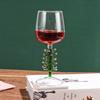 3D Weihnachtsweinglas Becher 360 ML Hoher Stiel INS Highball-Glas Esstisch