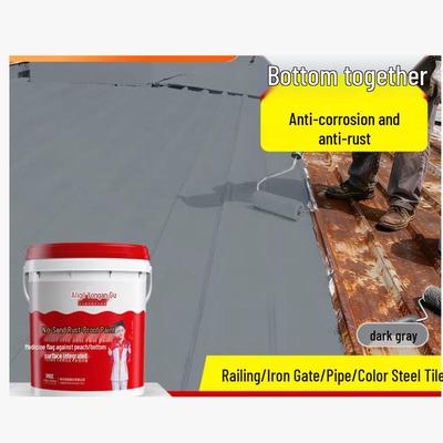 Allgll Water-Based No-Prep Anti-Rust Metal Paint