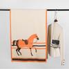Winter imitation cashmere bag horse beige scarf sweet jacquard medium long shawl neck protector