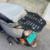 Universal Thickened Rear Cargo Rack for Electric Bikes & Scooters - 25-Inch Delivery Box Carrier