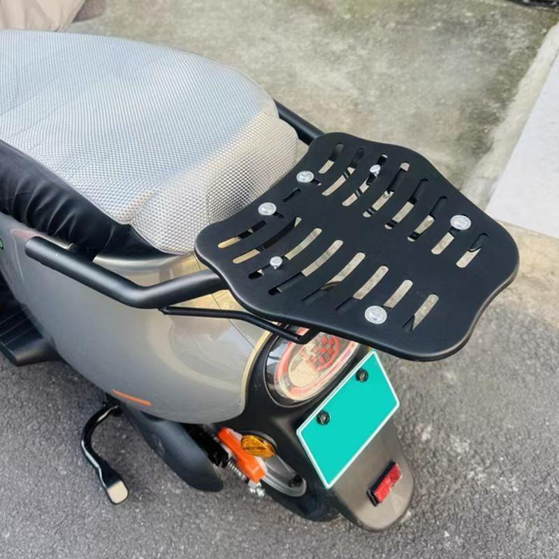 Universal Thickened Rear Cargo Rack for Electric Bikes & Scooters - 25-Inch Delivery Box Carrier