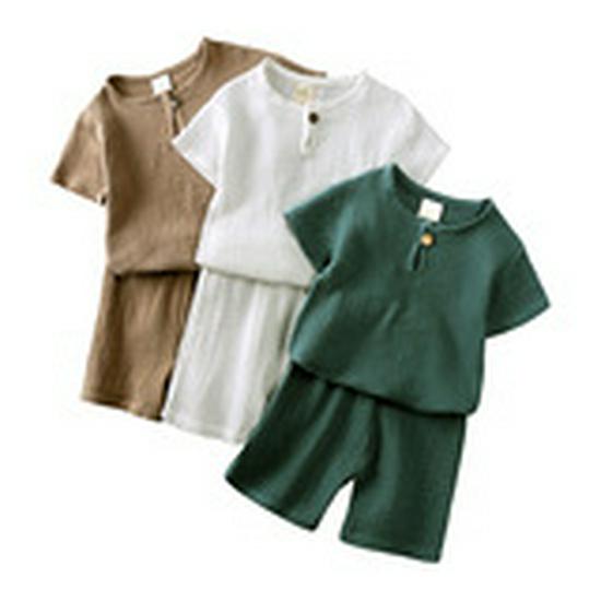 2026 Summer Sports Set for Boys & Girls: Short Sleeve T-shirt and Shorts Two-Piece Set for Toddlers and Children