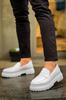 Chekich H New Collection CH2417 Men Shoe White Black Brown Tan