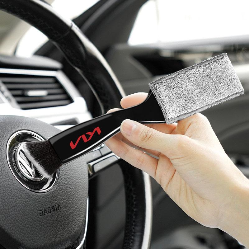 Car Air Conditioner Vent Cleaning Brush Auto Car Accessories For KIA Sportage Rio 3 Soul Optima Ceed Pro K5 K2 Pride
