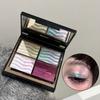 HERORANGE Color Block Dream Shadow Palette Four-Color Glitter Chameleon Effect Pearlescent Sparkling Easy To Apply Long-Lasting Non-Fading Mashed