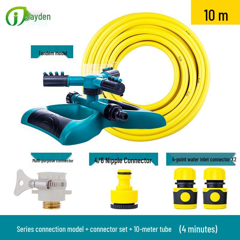 360° Garden Rotating Sprinkler for Lawn Irrigation & Roof Cooling