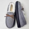 Winter Fuzzy Cotton Shoes for Women Chic Bowknot Detor Plush Slippers Woman Outdoor Slip On Flat Heel Plush Shoes Female