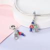 Original Charmscopper Fairy Tale Clock And Knight Beads Fit Charms Platabracelets For Women Jewelry Making Gifts