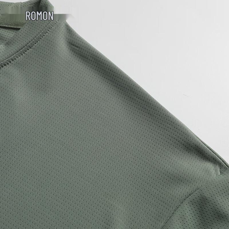 ROMON Men's Quick-Dry Seamless Short Sleeve T-Shirt